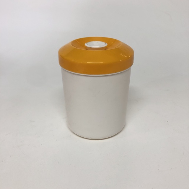 STORAGE CONTAINER, Plastic Golden Yellow Lid